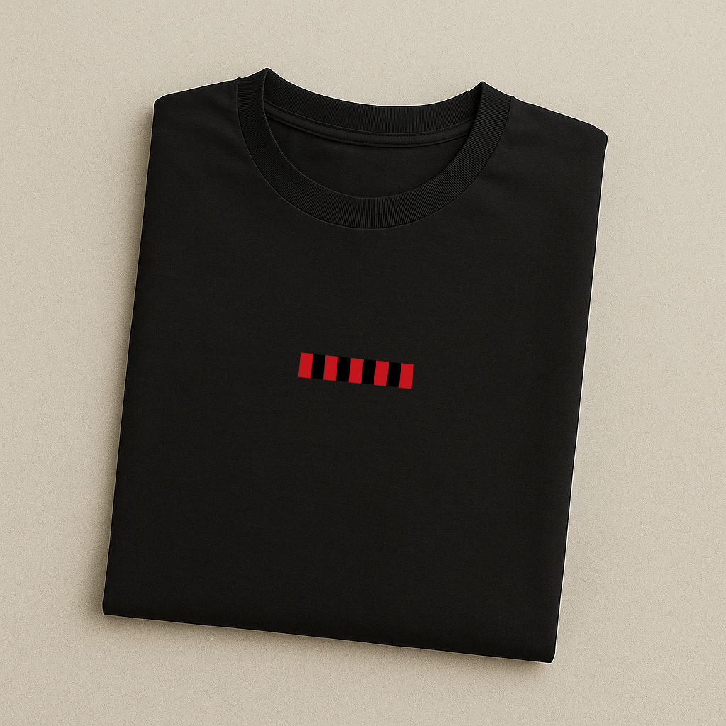 Black and Red Colours - Bournemouth T-Shirt