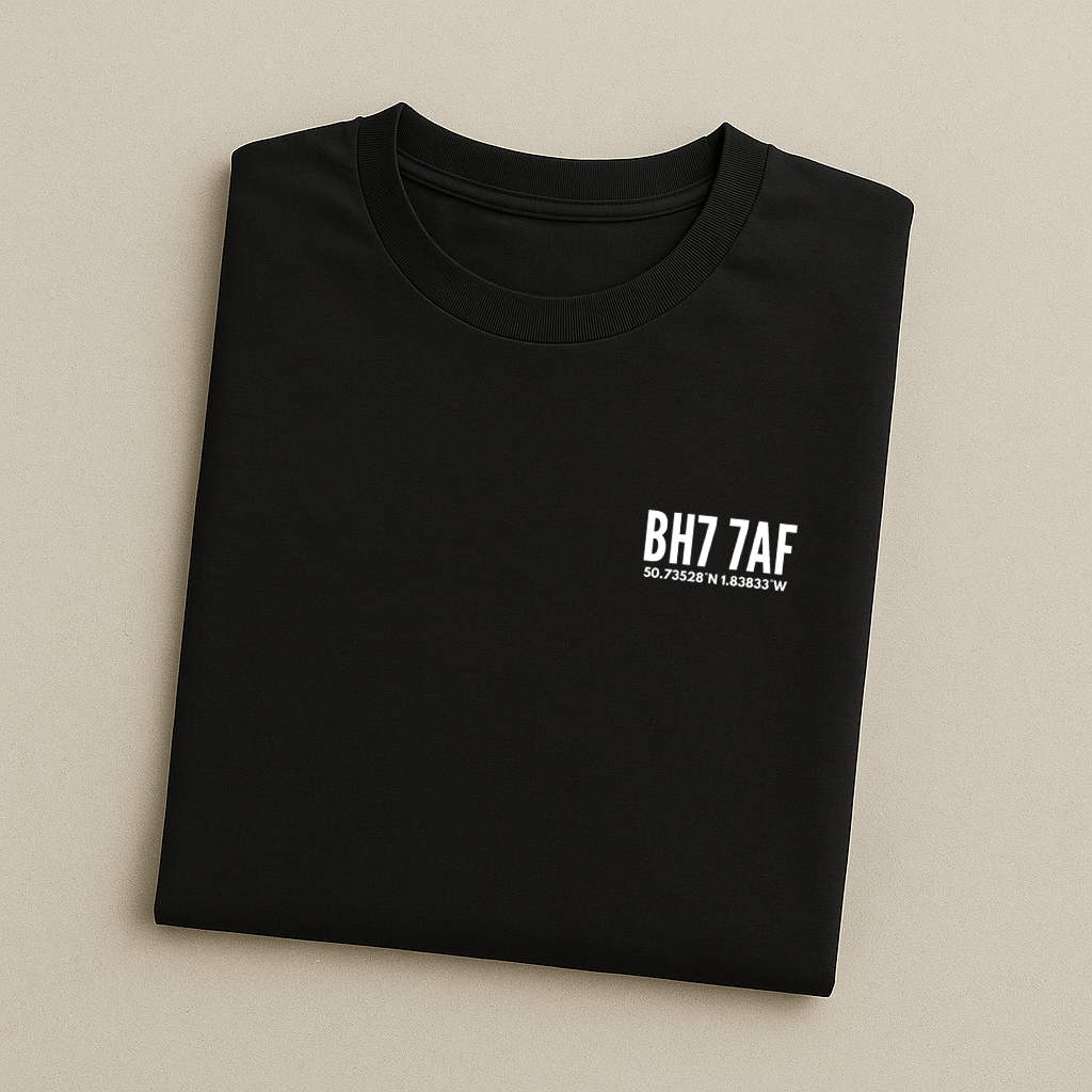 Vitality Stadium Postcode Coordinates - Bournemouth T-Shirt