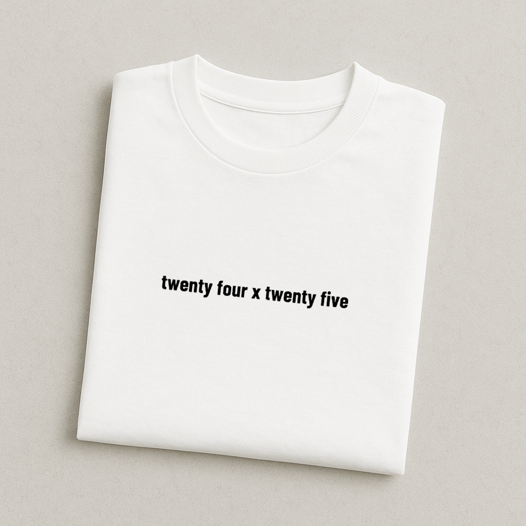 twenty four x twenty five - Peterborough T-Shirt