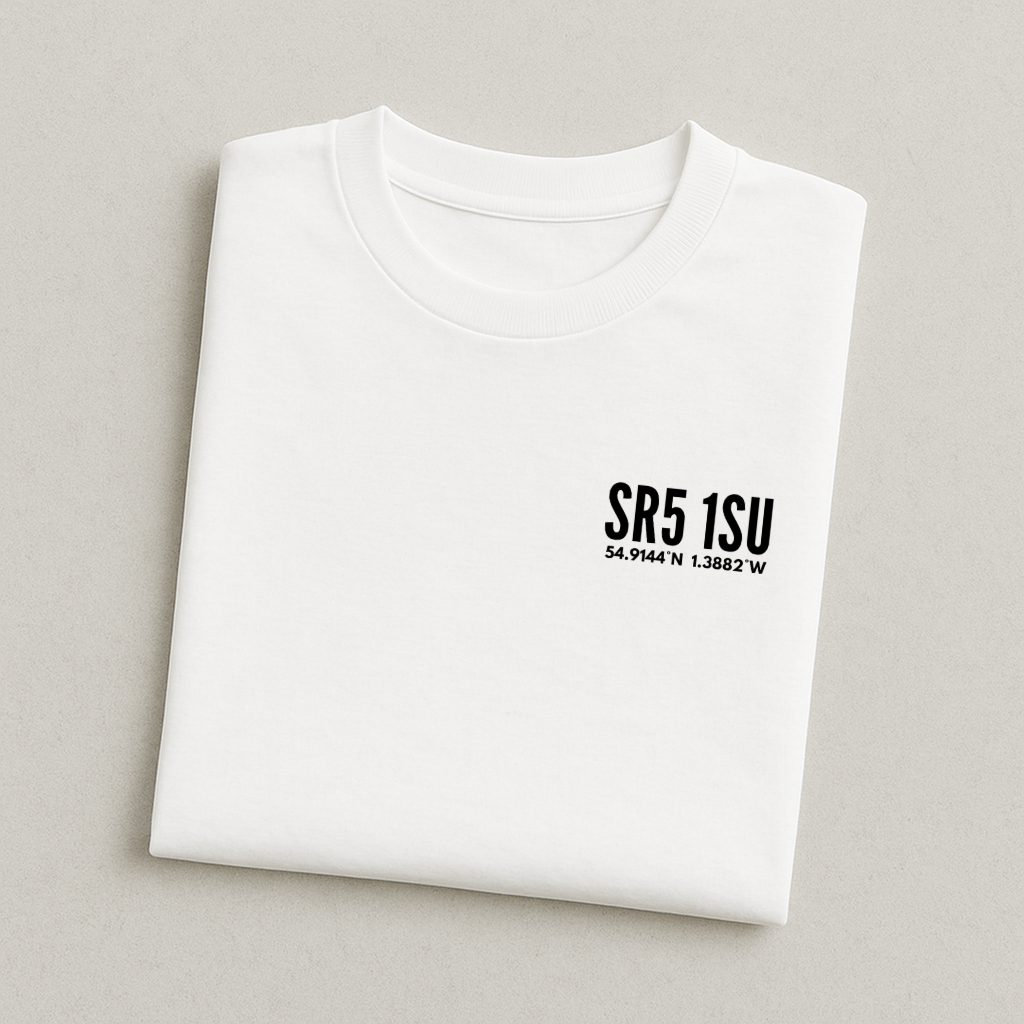 Stadium of Light Postcode Coordinates - Sunderland T-Shirt