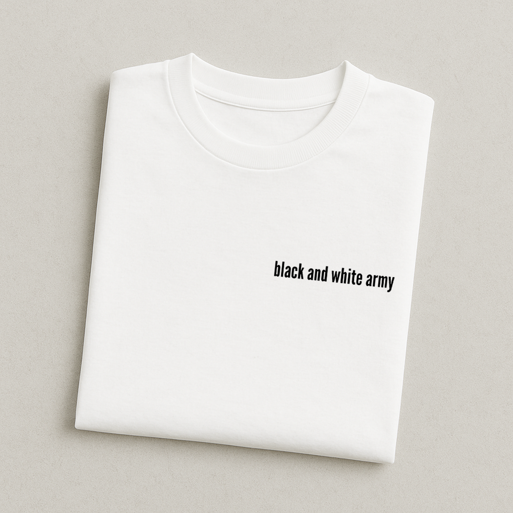 black and white army - Newcastle T-Shirt