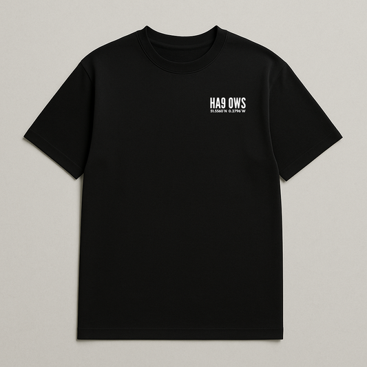 Wembley Postcode Coordinates - England T-Shirt
