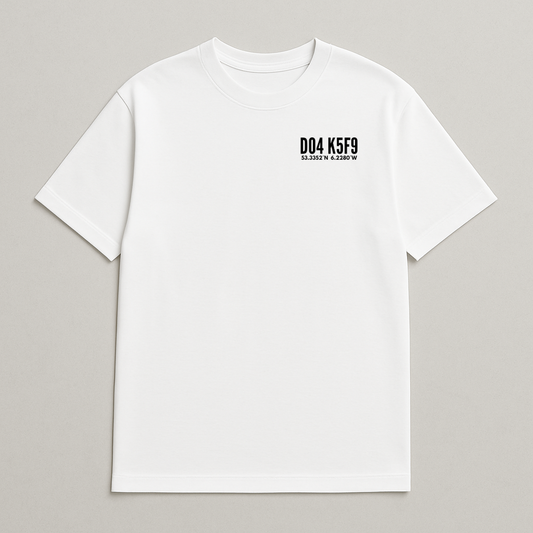 Aviva Stadium Postcode Coordinates - Republic of Ireland T-Shirt