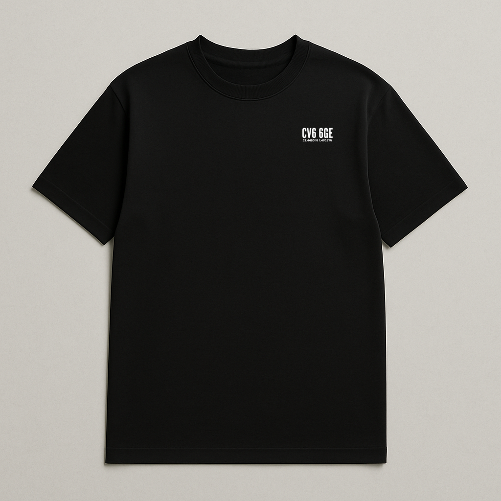 Stadium Postcode Coordinates - Coventry T-Shirt