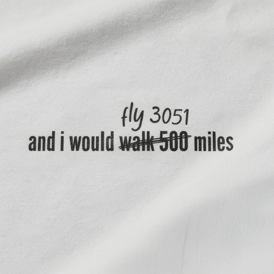 and i would fly 3051 miles - Scotland T-Shirt