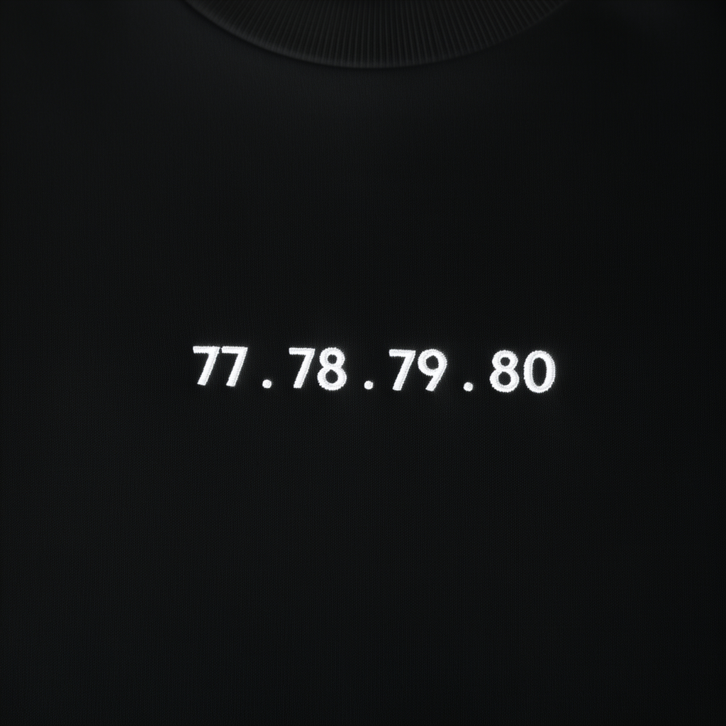 77 . 78 . 79 . 80 T-Shirt